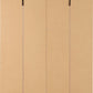 Nevada 4 Door 2 Drawer Mirrored Wardrobe - Oyster Gloss/Light Oak Effect Veneer