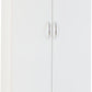 Nevada 4 Door 2 Drawer Mirrored Wardrobe - White Gloss