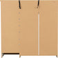 Nevada 5 Drawer Low Wardrobe - White Gloss