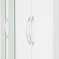 Nevada 6 Door 2 Drawer Mirrored Wardrobe - White Gloss