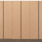 Nevada 6 Door 2 Drawer Mirrored Wardrobe - Rustic Oak Effect