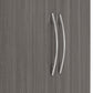 Nevada 2 Door 1 Drawer Wardrobe - Black Wood Grain