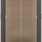 Nevada 2 Door 1 Drawer Wardrobe - Black Wood Grain