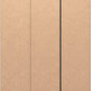 Nevada 3 Door 2 Drawer Mirrored Wardrobe - Black Wood Grain