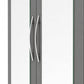 Nevada 3 Door 2 Drawer Mirrored Wardrobe - 3D Effect Grey