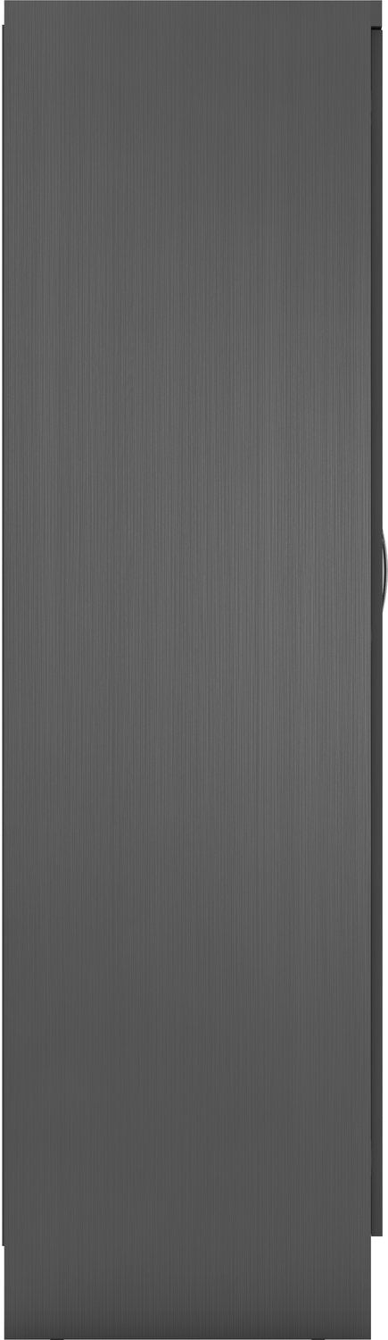 Nevada 6 Door 2 Drawer Mirrored Wardrobe - 3D Effect Grey