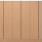 Nevada 6 Door 2 Drawer Mirrored Wardrobe - 3D Effect Grey