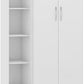 Nevada Petite Open Shelf Wardrobe - White Gloss