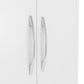 Nevada Petite Open Shelf Wardrobe - White Gloss