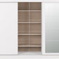 Nevada 3 Door Sliding Wardrobe - White Gloss