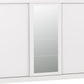 Nevada 3 Door Sliding Wardrobe - White Gloss