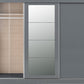 Nevada 3 Door Sliding Wardrobe - Grey Gloss