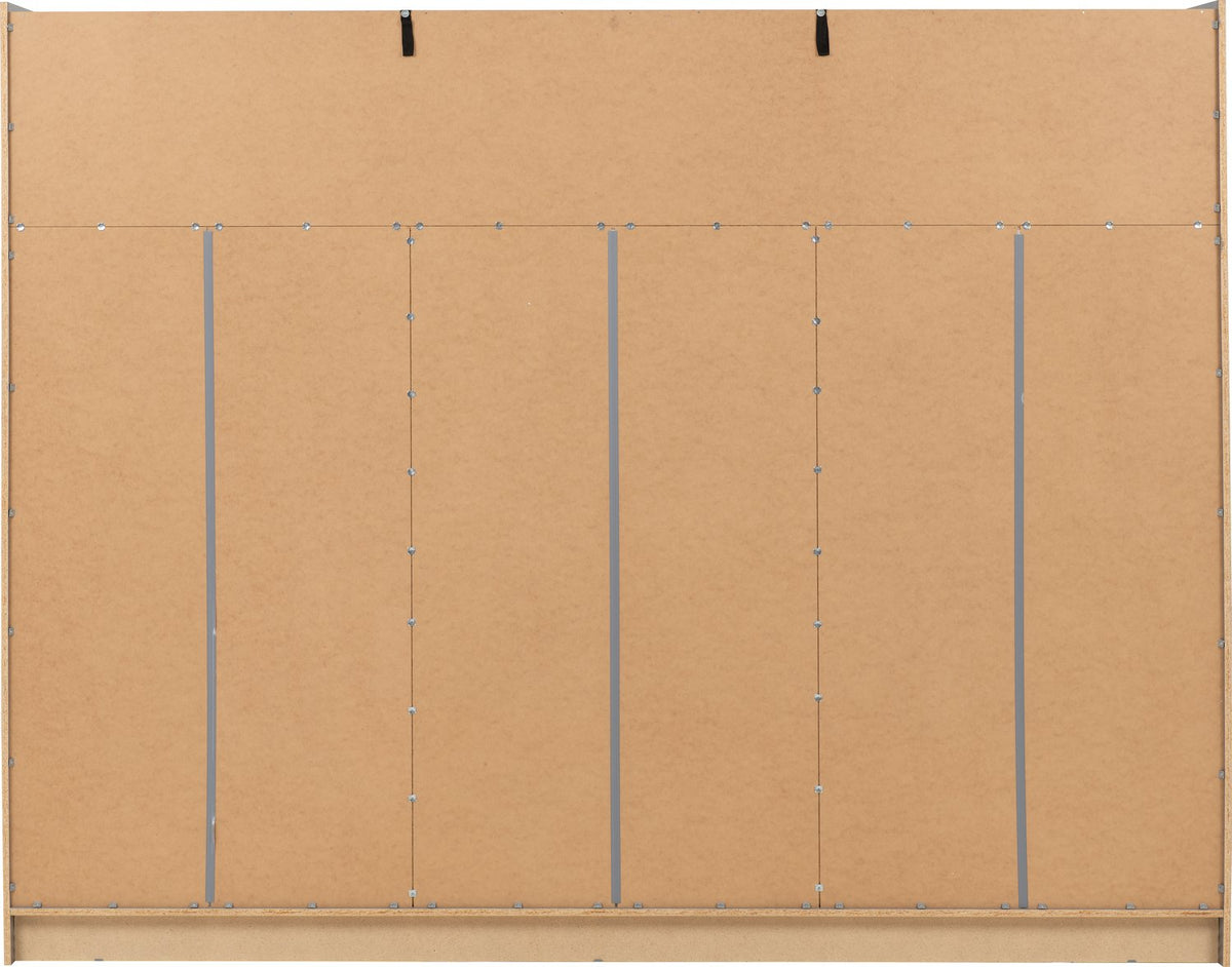 Nevada 3 Door Sliding Wardrobe - Grey Gloss