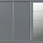 Nevada 3 Door Sliding Wardrobe - Grey Gloss