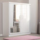 Nevada 2 Door Sliding Wardrobe - White Gloss