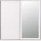 Nevada 2 Door Sliding Wardrobe - White Gloss