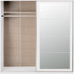 Nevada 2 Door Sliding Wardrobe - White Gloss