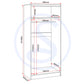 Malvern 2 Door Wardrobe - Black