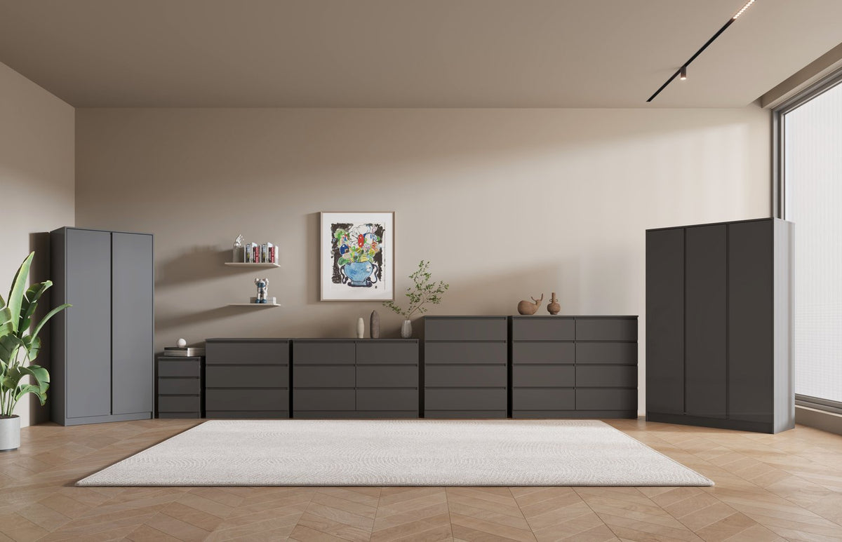 Malvern 2 Door Wardrobe - Grey
