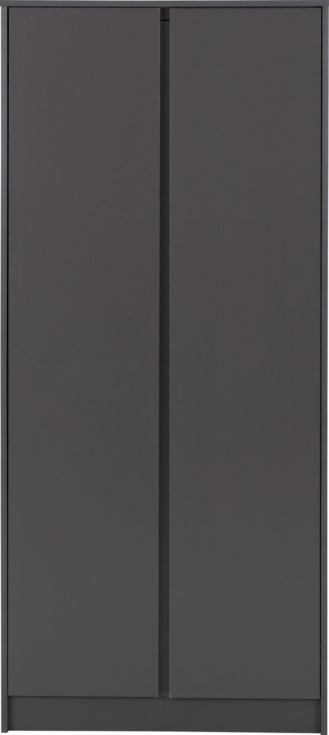 Malvern 2 Door Wardrobe - Grey