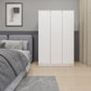 Malvern 3 Door Wardrobe - White