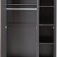 Malvern 3 Door Wardrobe - Grey