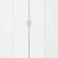 Nevada 2 Door Corner Wardrobe - White Gloss