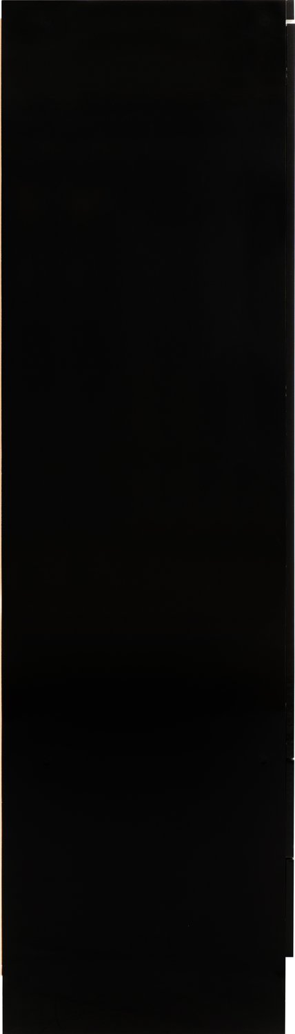 Nevada 4 Door 2 Drawer Mirrored Wardrobe - Black Gloss