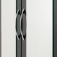 Nevada 4 Door 2 Drawer Mirrored Wardrobe - Black Gloss
