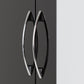 Nevada Mirrored 2 Door 1 Drawer Wardrobe - Black Gloss