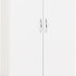 Nevada 2 Door All Hanging Wardrobe - White Gloss