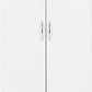 Nevada 2 Door All Hanging Wardrobe - White Gloss