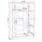 Malvern 3 Door Wardrobe - Urban Snow