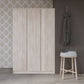 Malvern 3 Door Wardrobe - Urban Snow