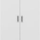 Dakota 2 Door Wardrobe - White