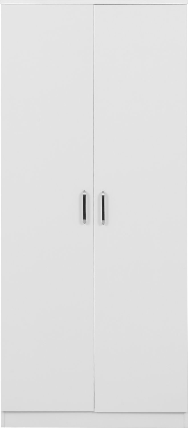 Dakota 2 Door Wardrobe - White