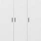 Dakota 3 Door Wardrobe - White
