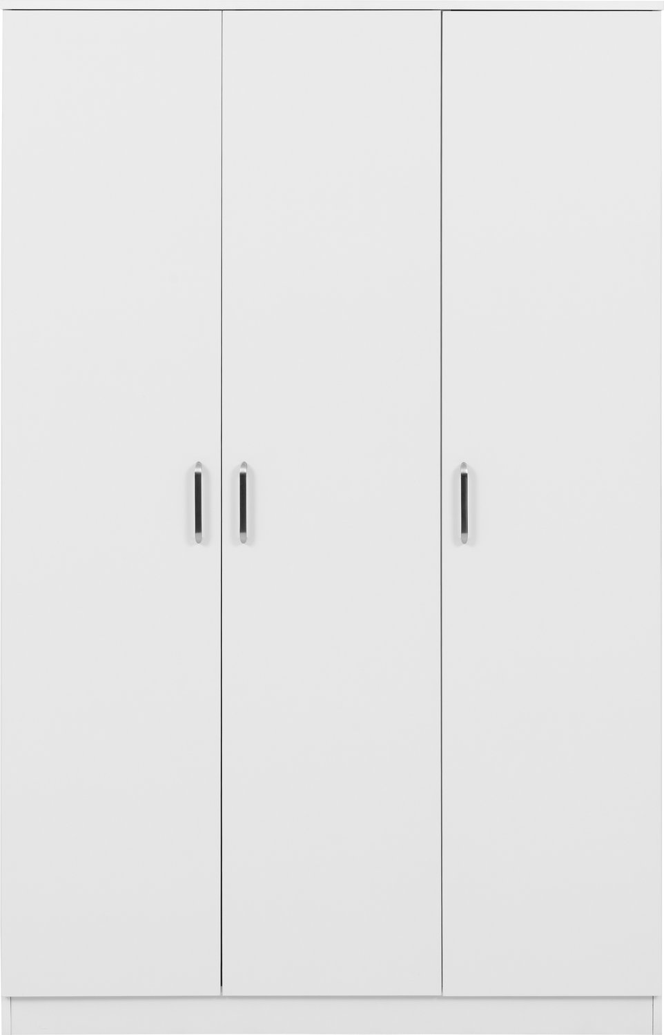 Dakota 3 Door Wardrobe - White