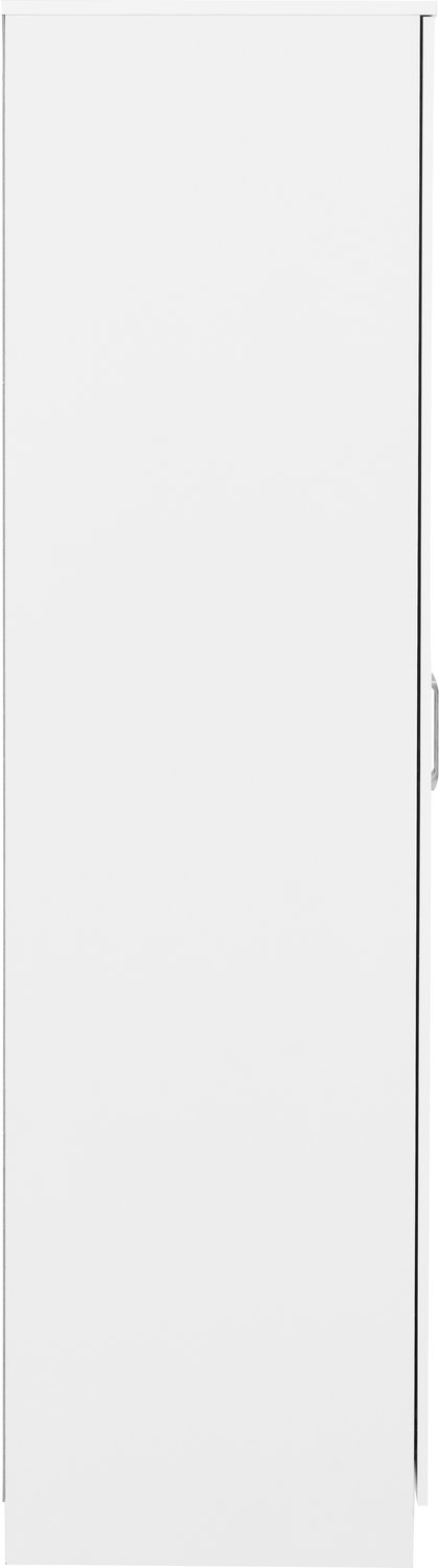Dakota 3 Door Wardrobe - White