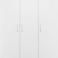 Dakota 3 Door Wardrobe - White