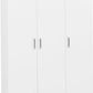Dakota 3 Door Wardrobe - White