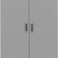 Dakota 2 Door Wardrobe - Light Grey