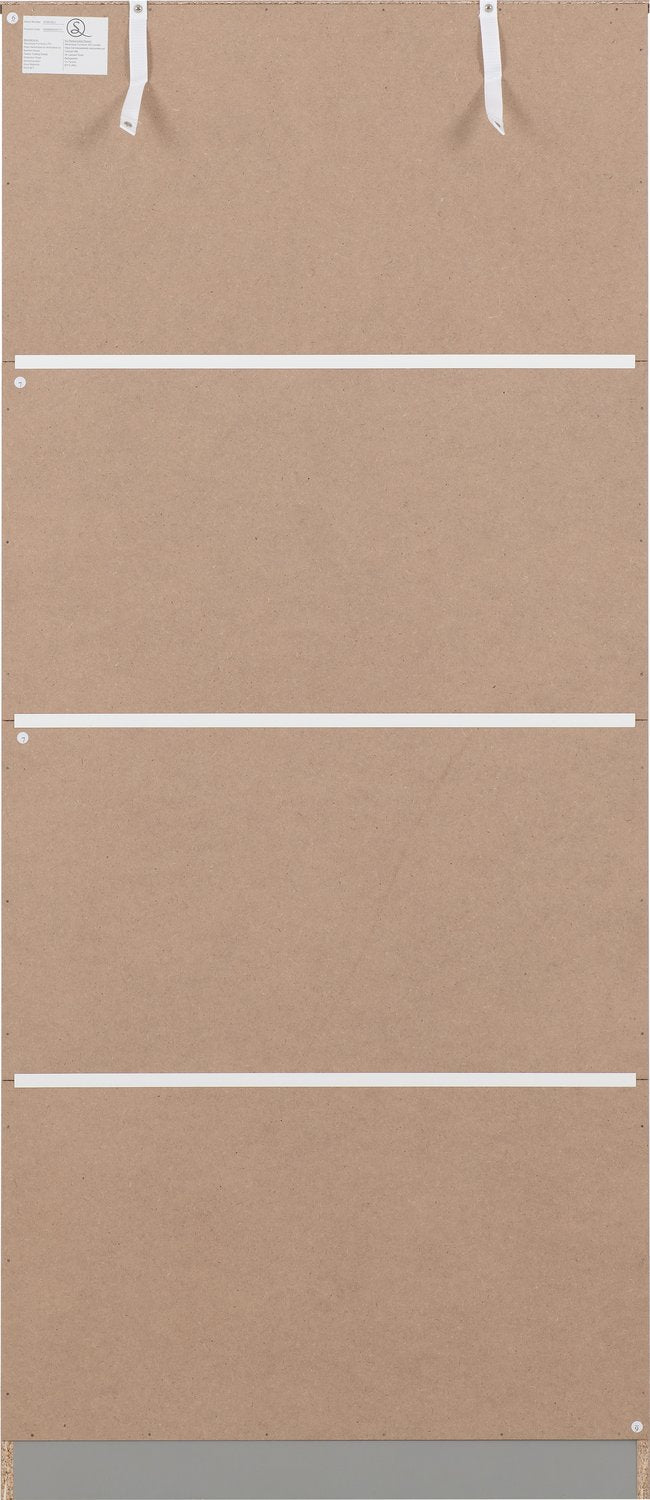 Dakota 2 Door Wardrobe - Light Grey