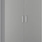 Dakota 2 Door Wardrobe - Light Grey