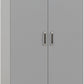 Dakota 2 Door Wardrobe - Light Grey