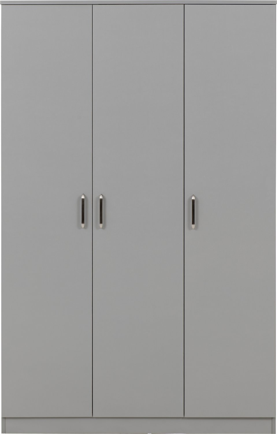 Dakota 3 Door Wardrobe - Light Grey