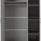 Dakota 3 Door Wardrobe - Light Grey