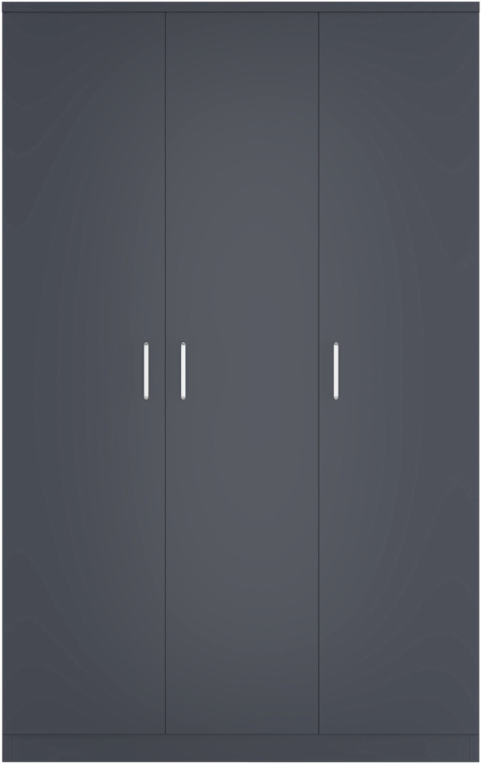 Dakota 3 Door Wardrobe - Dark Grey
