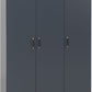 Dakota 3 Door Wardrobe - Dark Grey