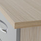 Nevada 5 Drawer Narrow Chest - Grey Gloss/Light Oak Effect Veneer
